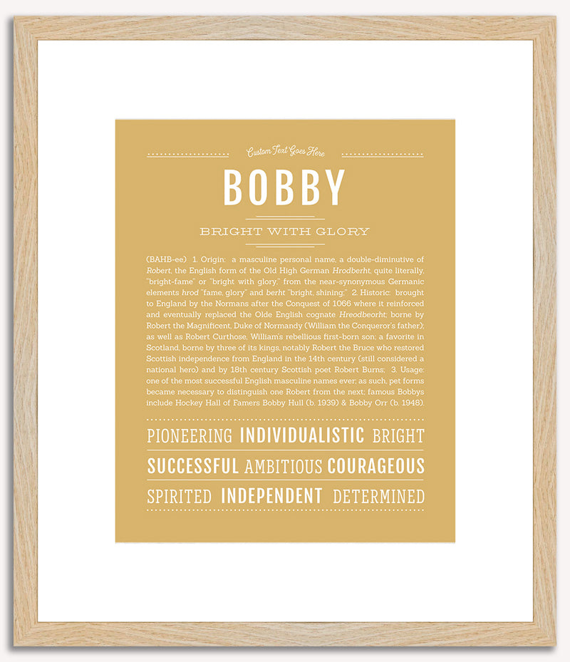 Bobby | Name Art Print