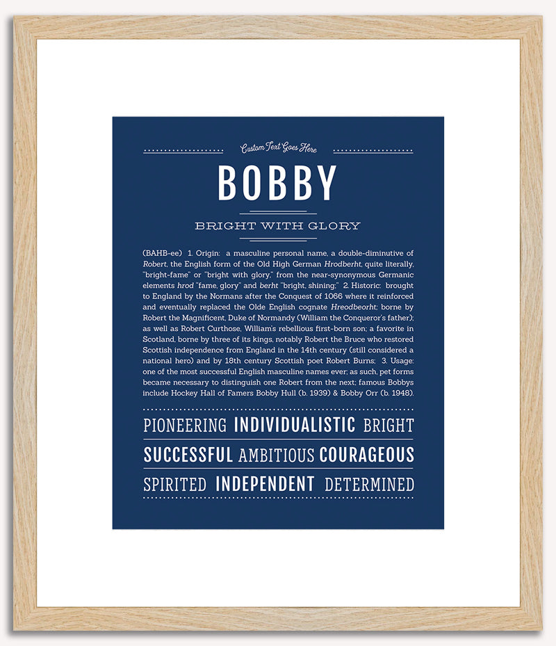 Bobby | Name Art Print