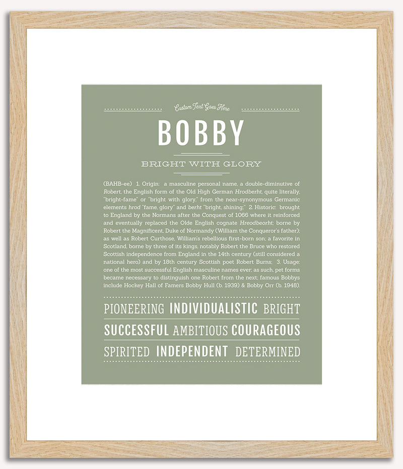 Bobby | Name Art Print