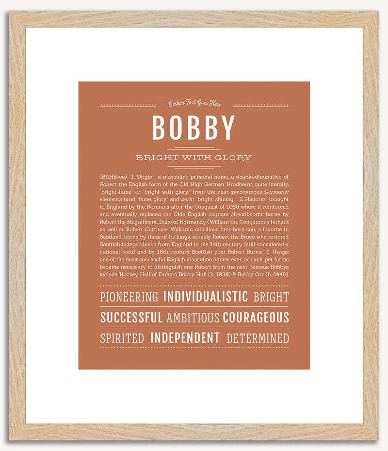 Bobby | Name Art Print