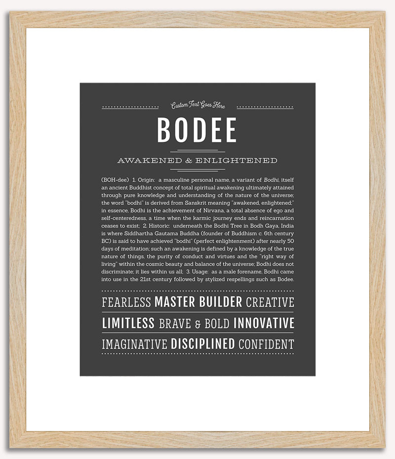 Bodee | Name Art Print