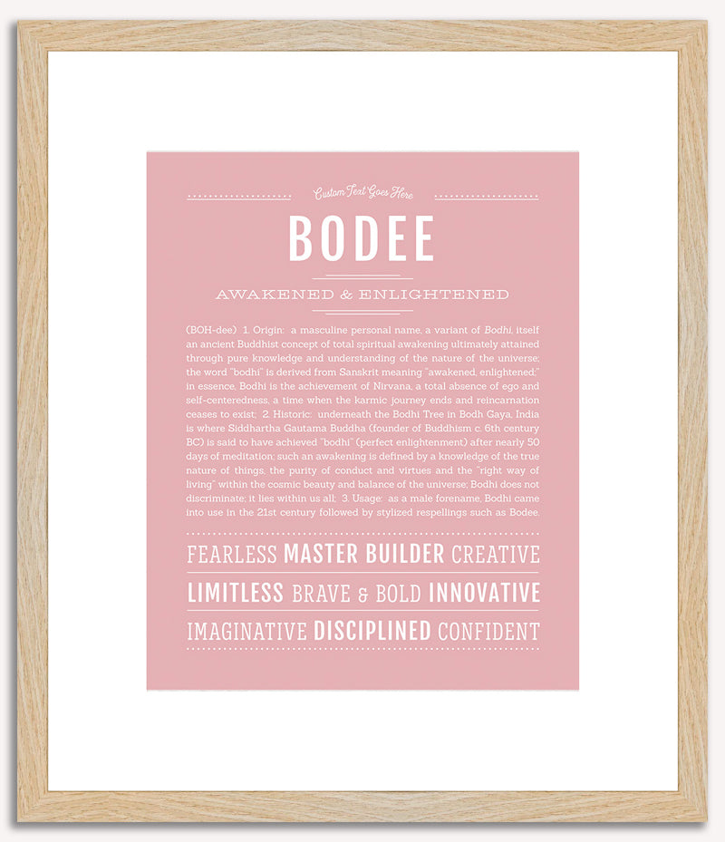 Bodee | Name Art Print