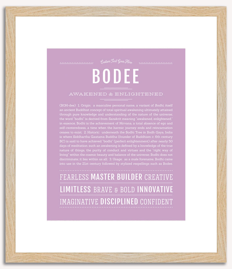 Bodee | Name Art Print