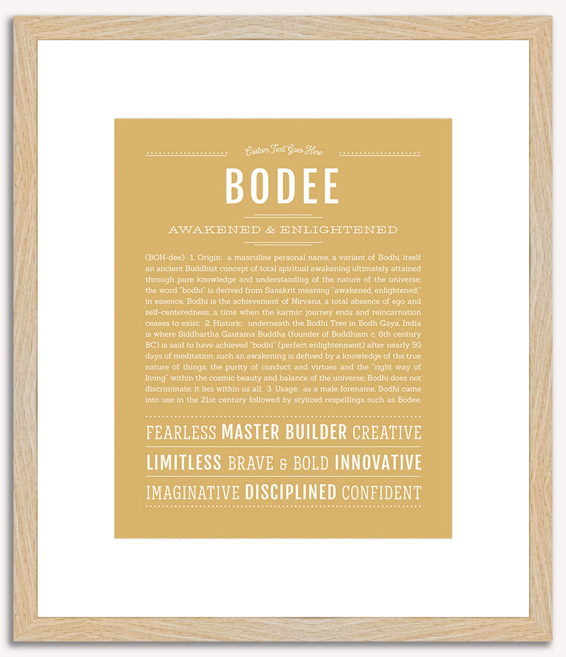 Bodee | Name Art Print