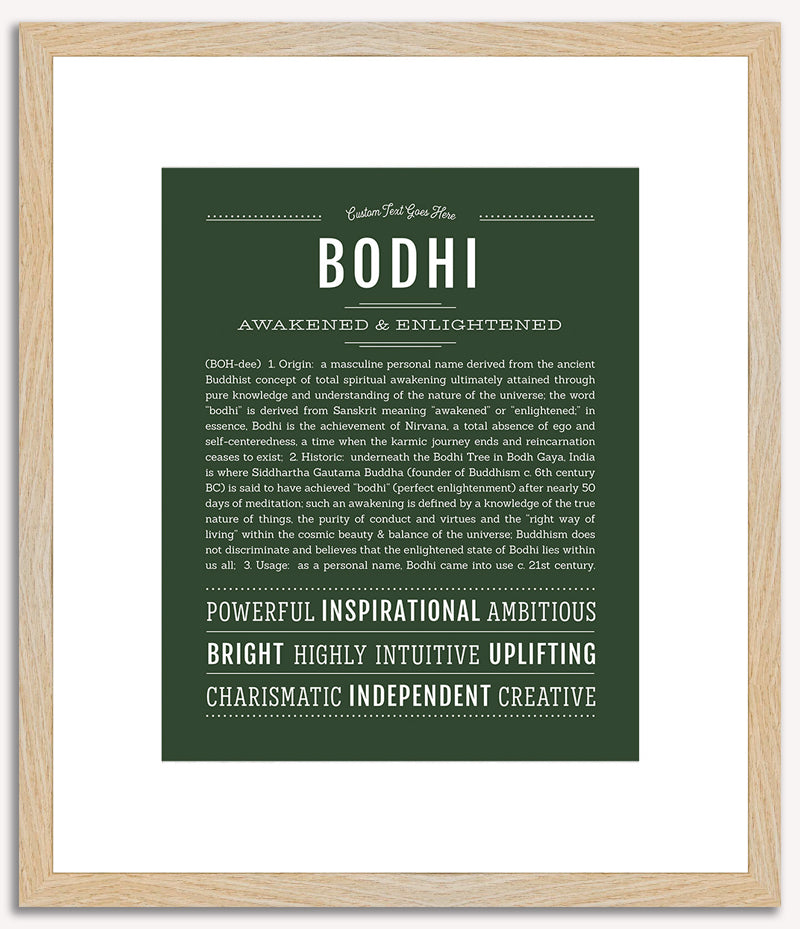 Bodhi | Name Art Print