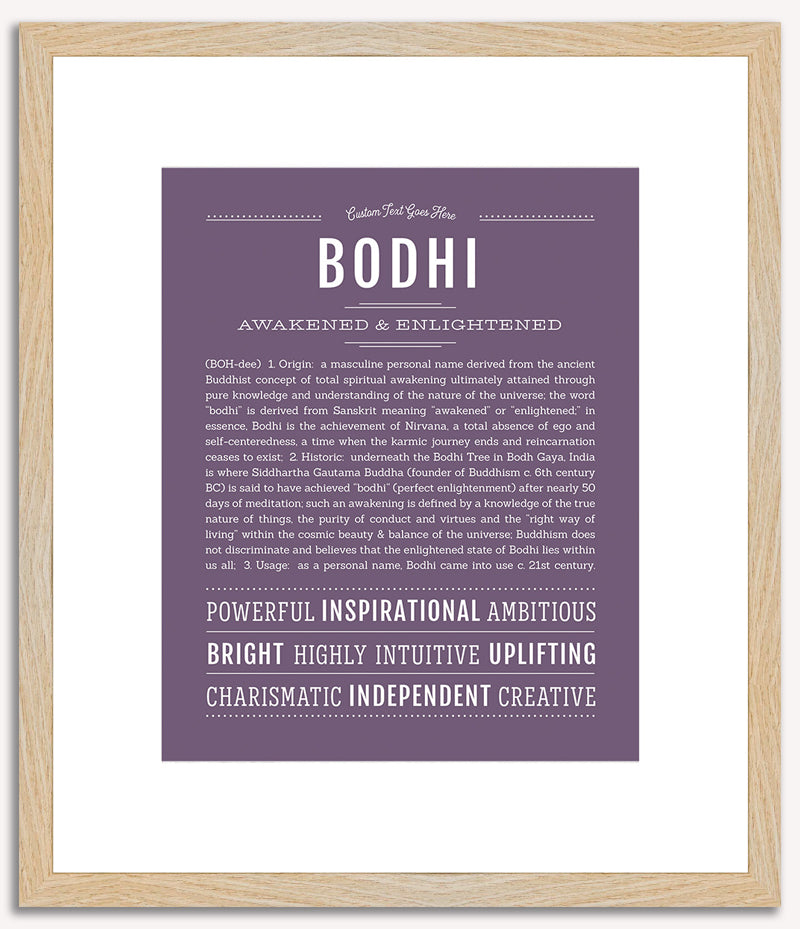 Bodhi | Name Art Print