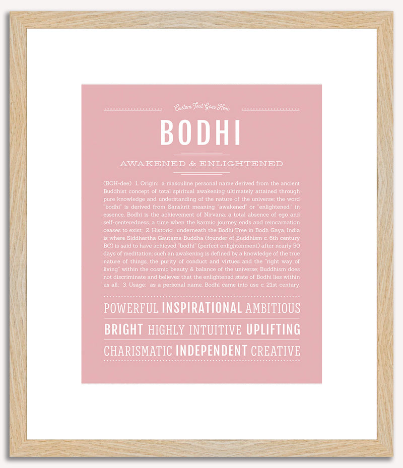 Bodhi | Name Art Print