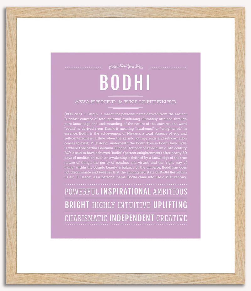 Bodhi | Name Art Print