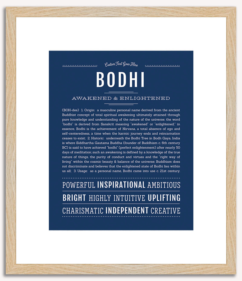 Bodhi | Name Art Print