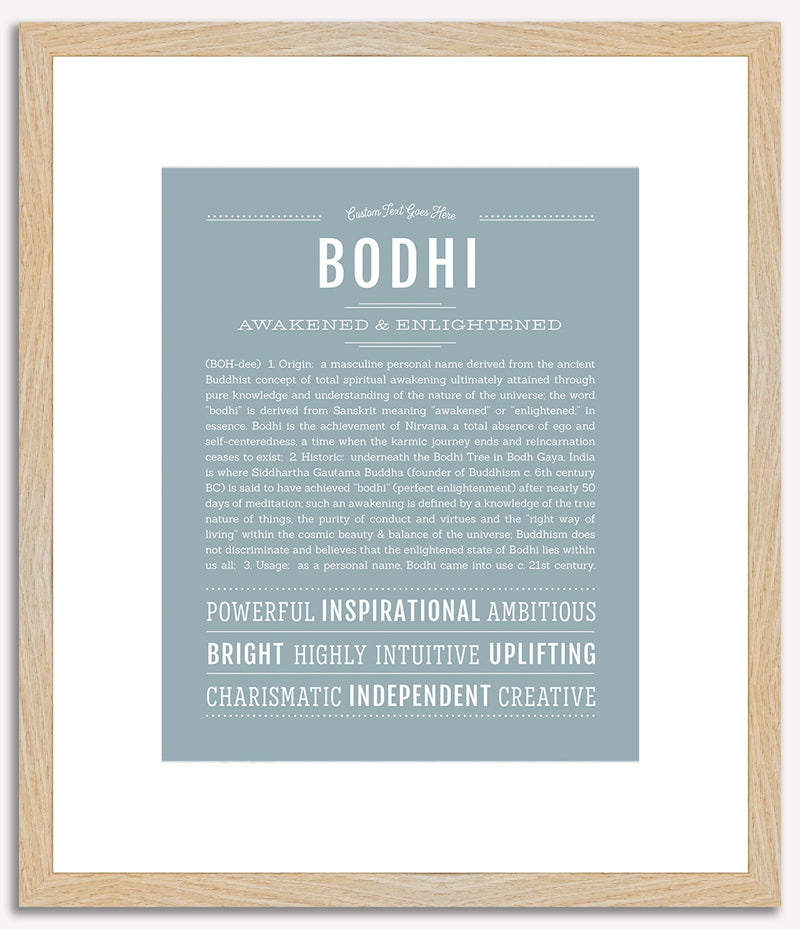 Bodhi | Name Art Print