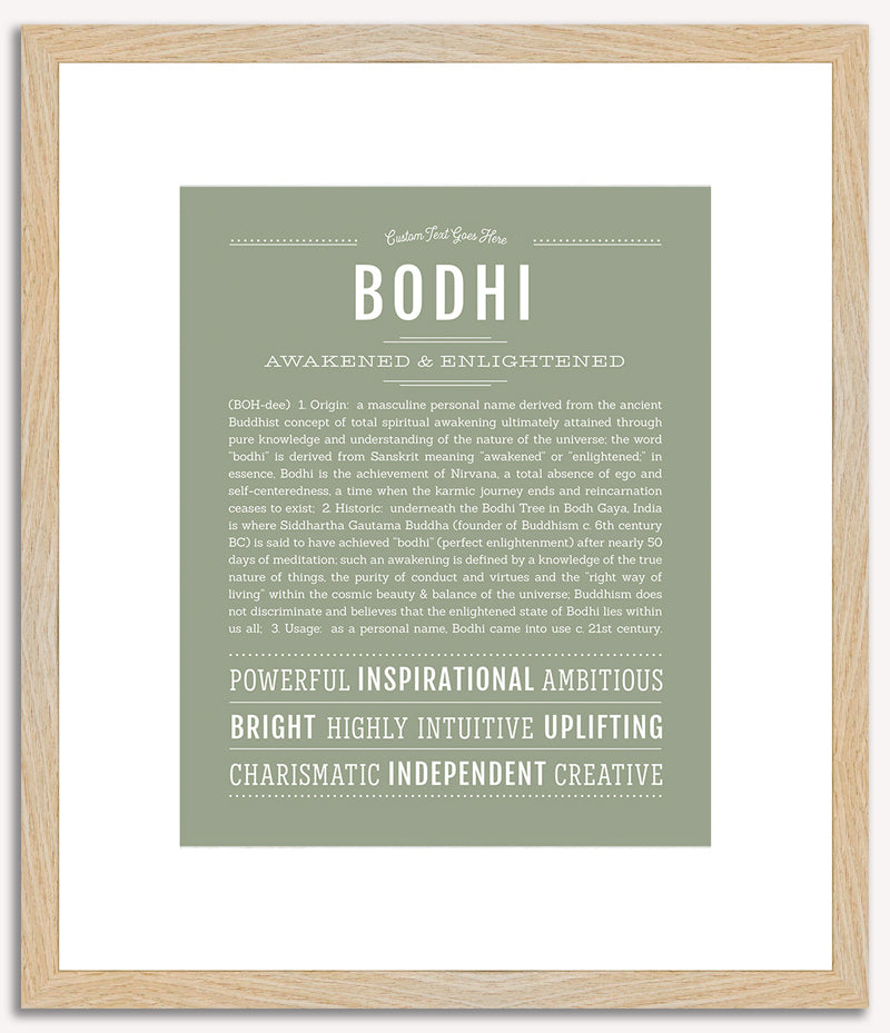 Bodhi | Name Art Print