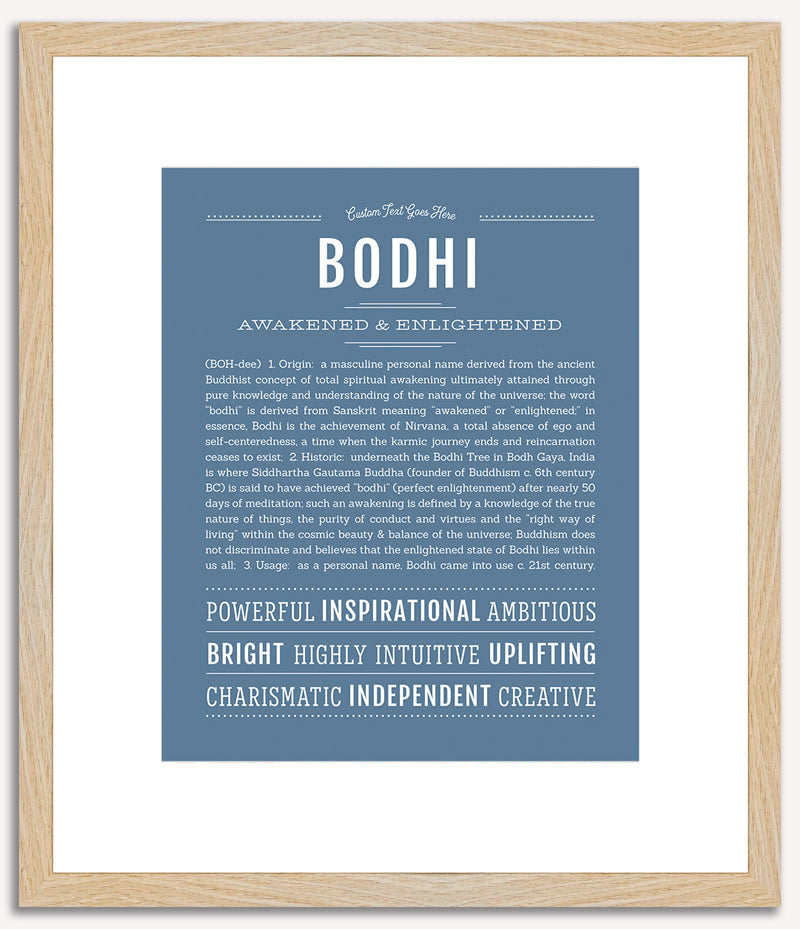 Bodhi | Name Art Print