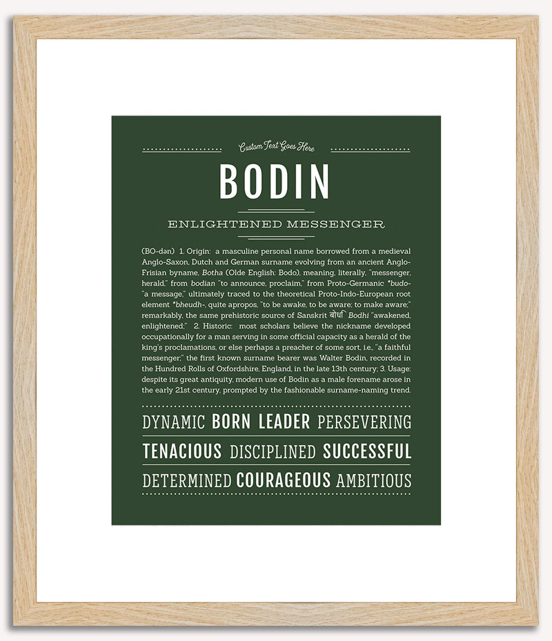 Bodin | Name Art Print