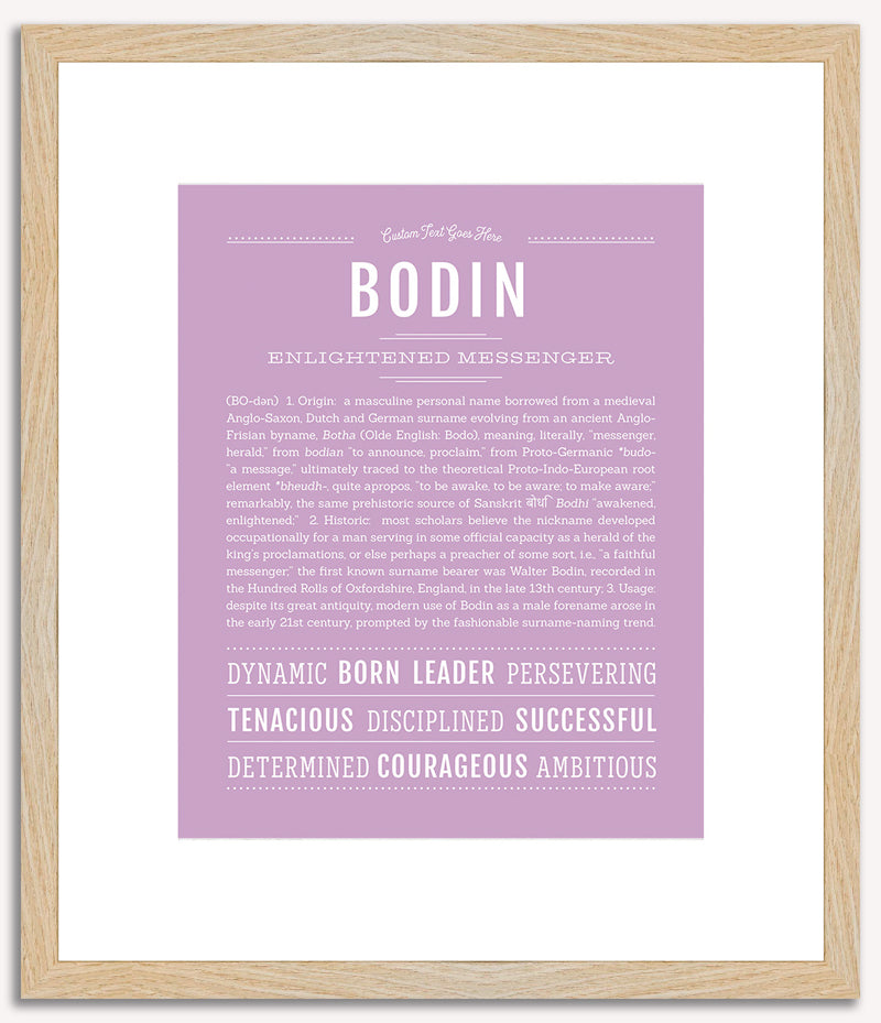 Bodin | Name Art Print