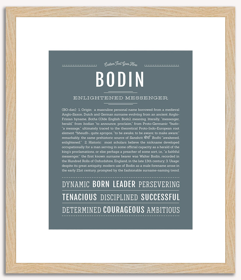 Bodin | Name Art Print