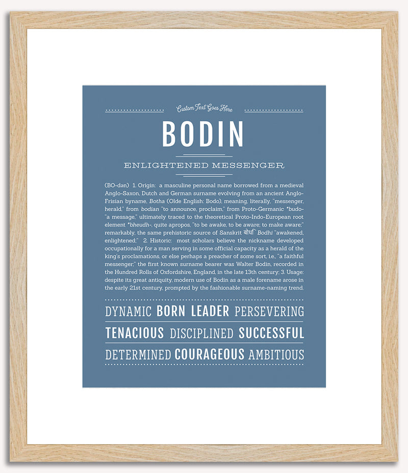 Bodin | Name Art Print