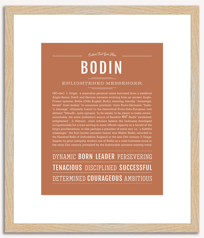 Bodin | Name Art Print