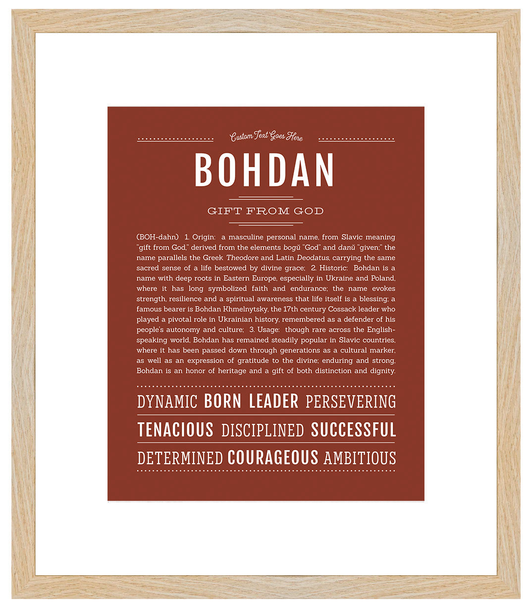Frame Options | Bordeaux | Maple Frame, Matted