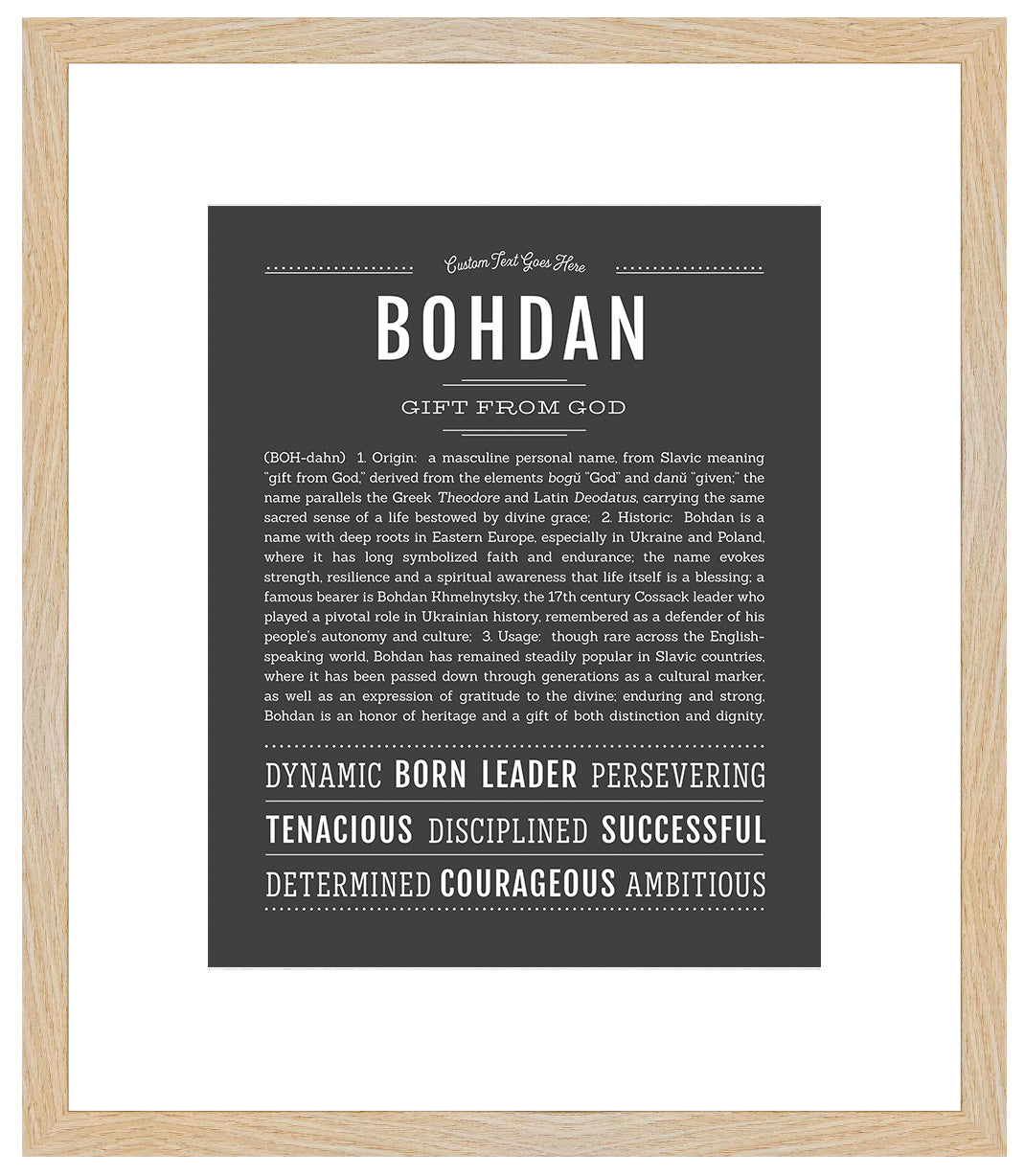 Frame Options | Charcoal Gray | Maple Frame, Matted