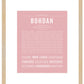 Frame Options | Dusty Rose | Maple Frame, Matted