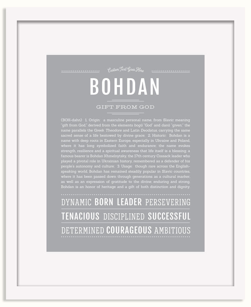 Frame Options | Light Gray | White Frame, Matted