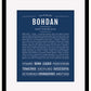 Frame Options | Midnight Blue | Black Frame, Matted