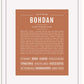 Frame Options | Terra Cotta | White Frame, Matted