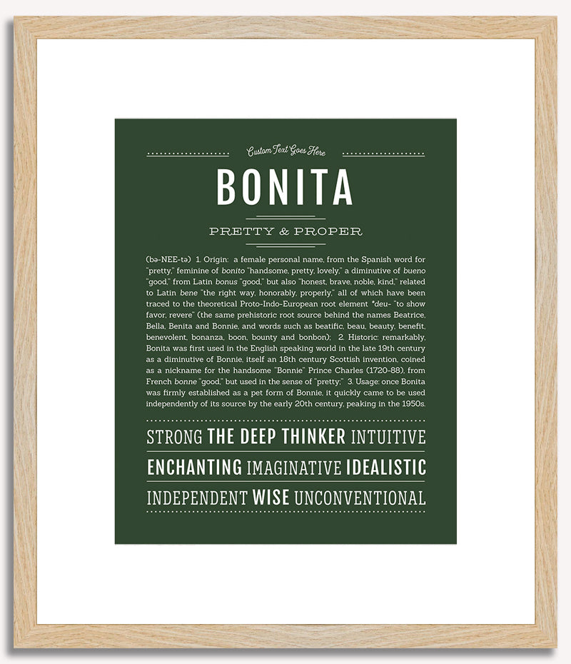 Bonita | Name Art Print