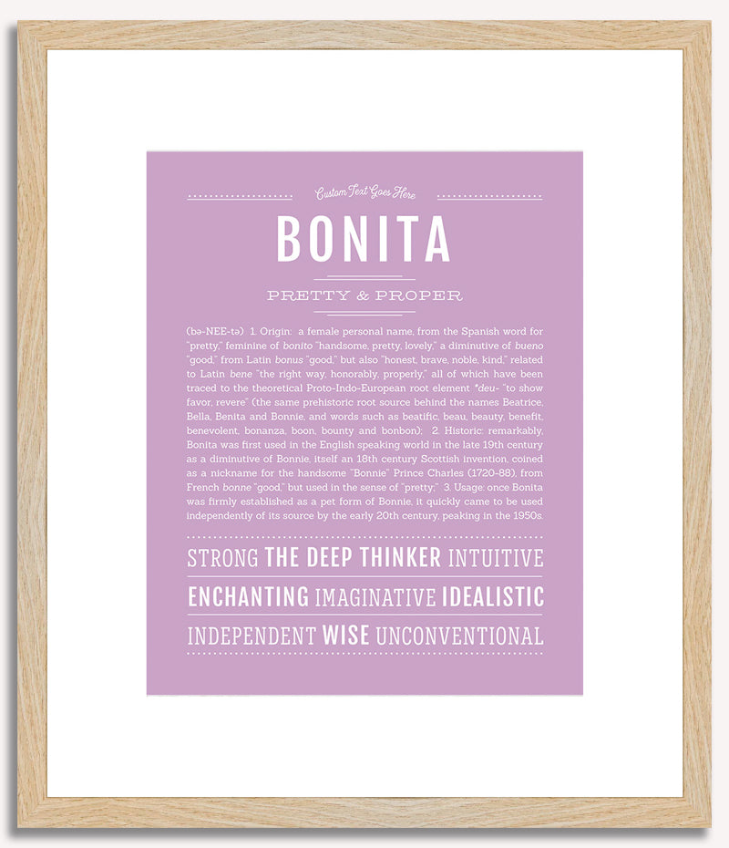 Bonita | Name Art Print