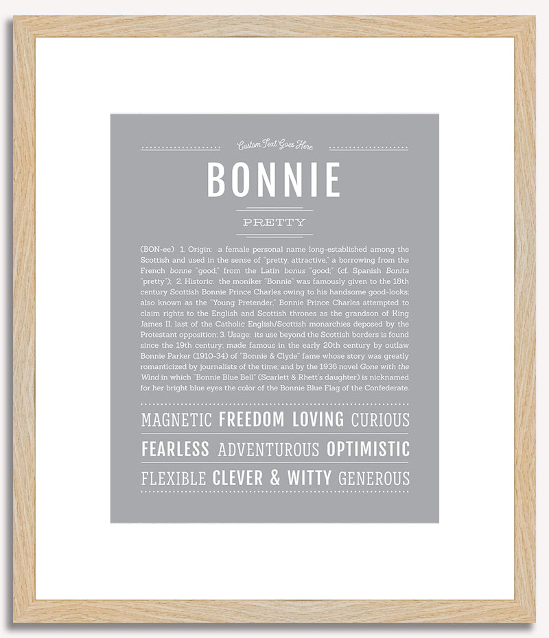 Bonnie | Name Art Print