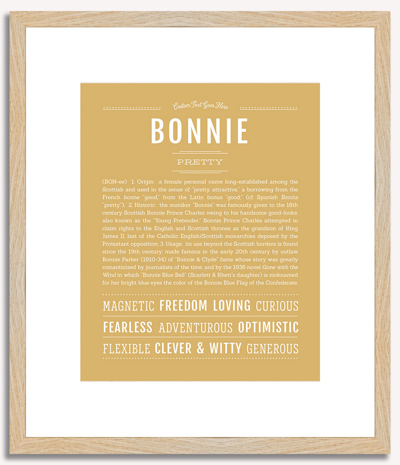 Bonnie | Name Art Print