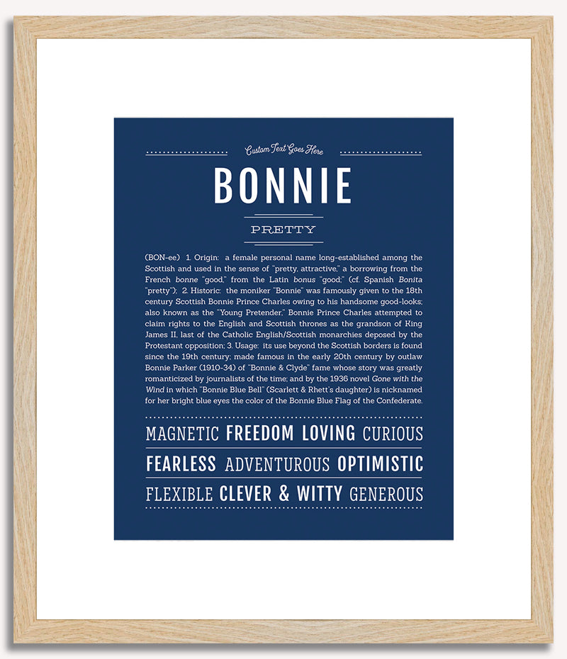 Bonnie | Name Art Print