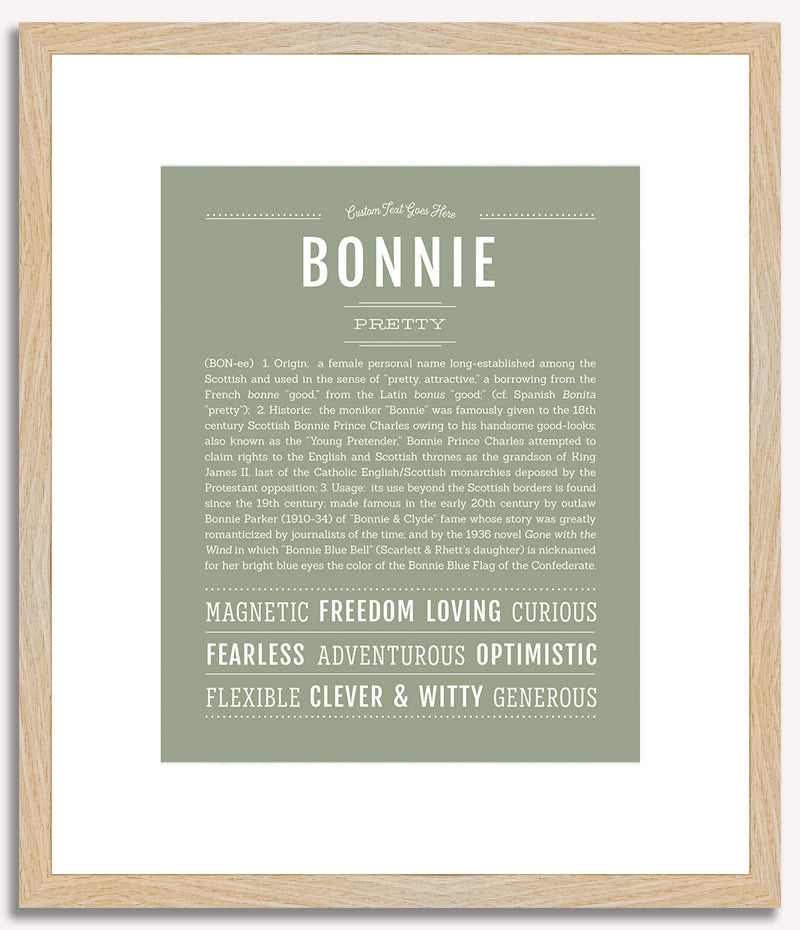 Bonnie | Name Art Print