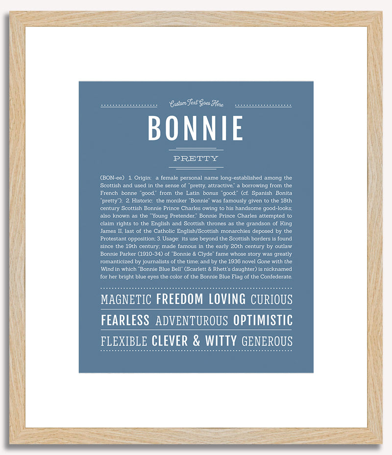 Bonnie | Name Art Print