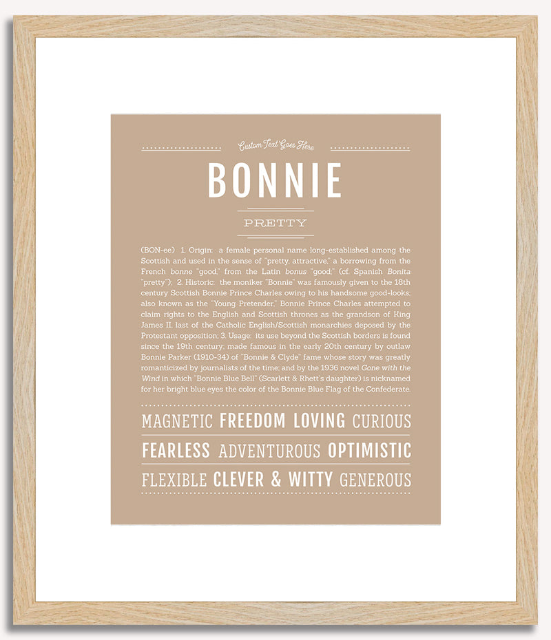 Bonnie | Name Art Print