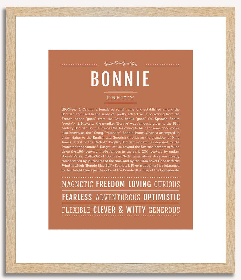 Bonnie | Name Art Print