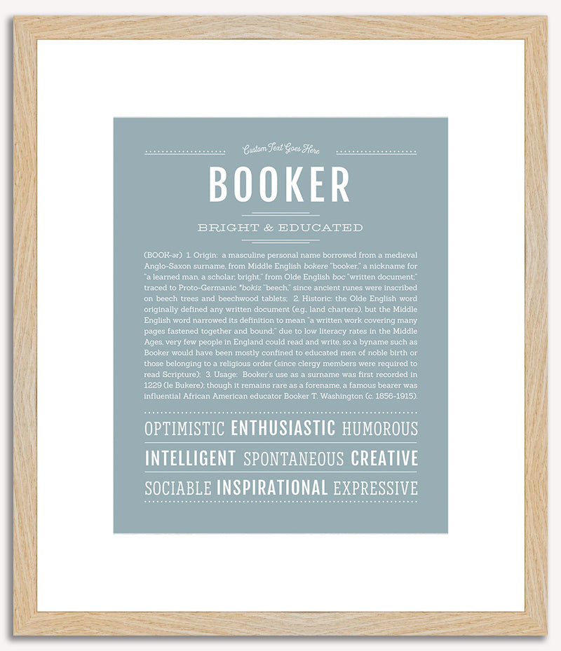 Booker | Name Art Print