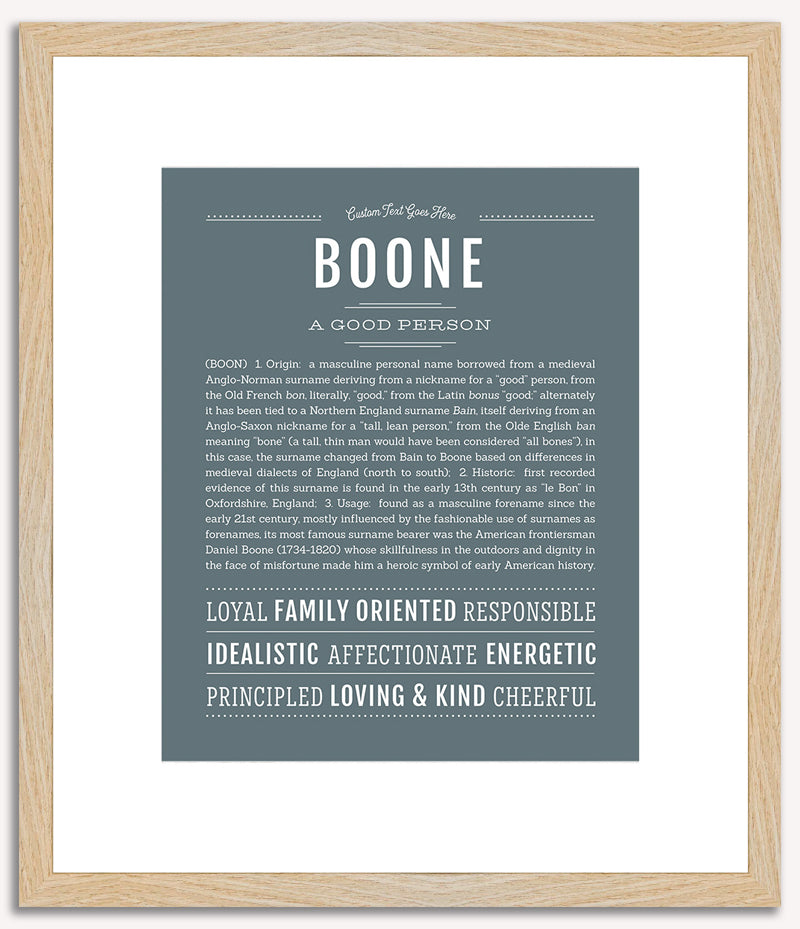 Boone | Name Art Print