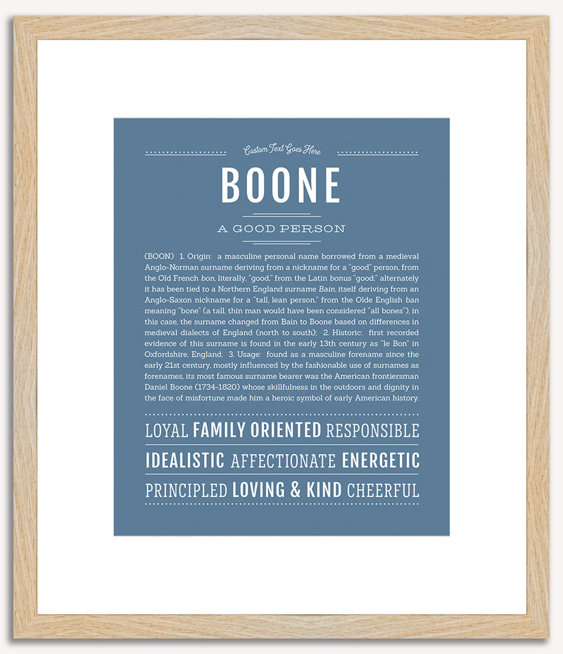 Boone | Name Art Print