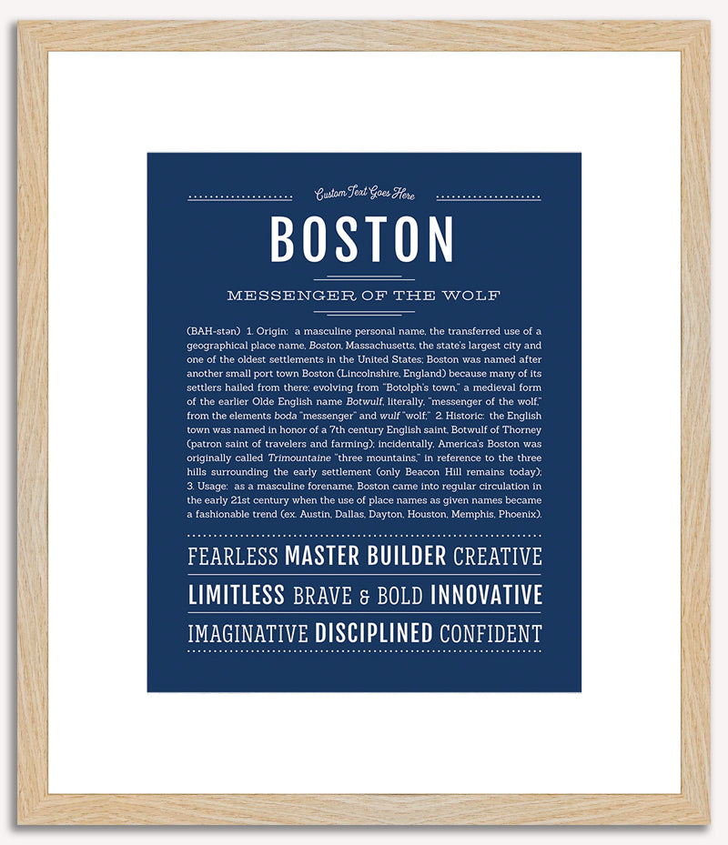 Boston | Name Art Print