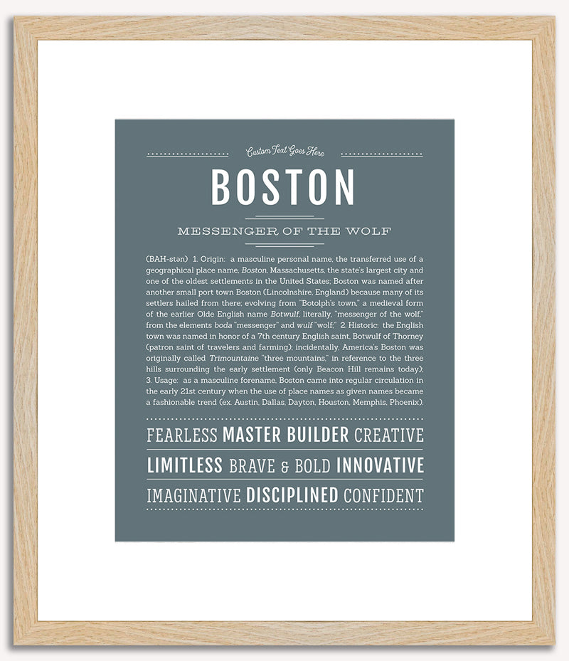 Boston | Name Art Print