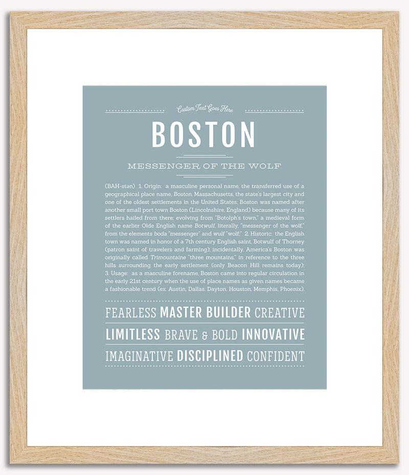 Boston | Name Art Print