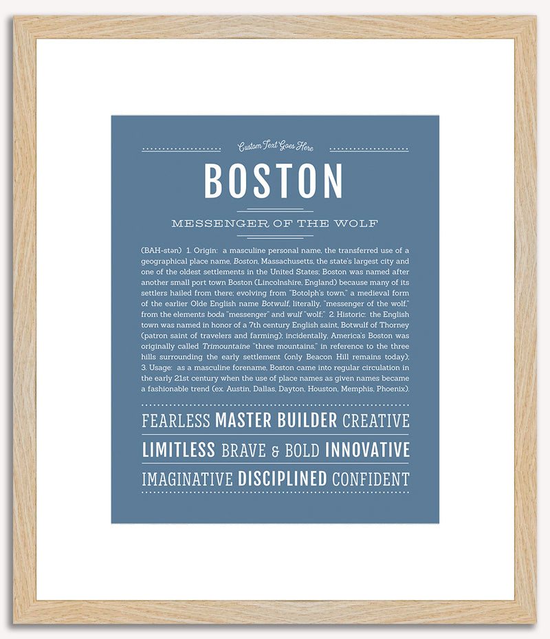 Boston | Name Art Print