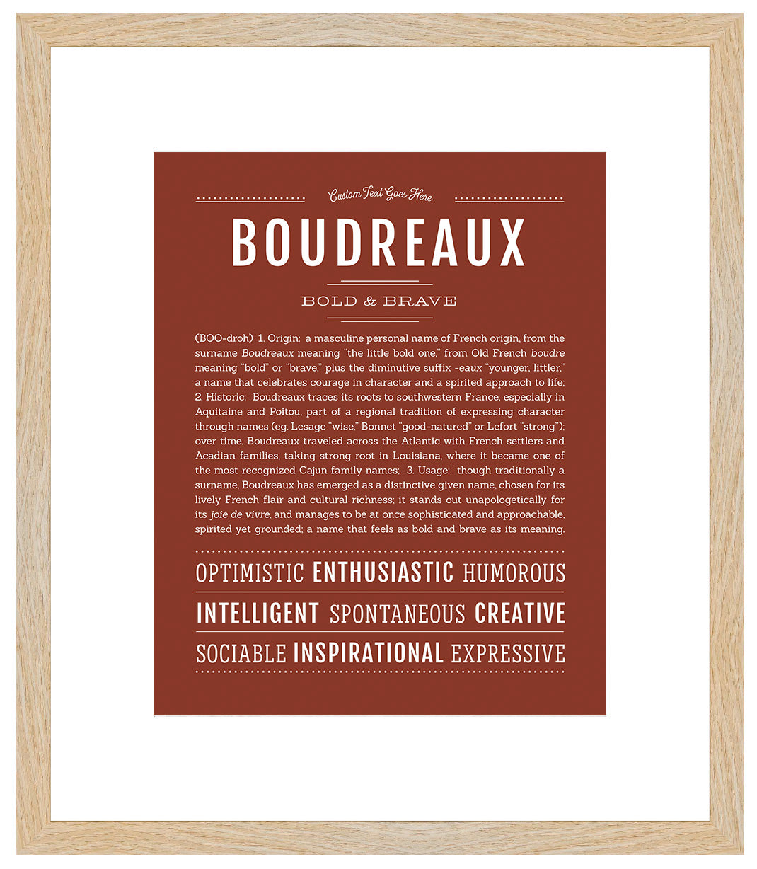 Frame Options | Bordeaux | Maple Frame, Matted