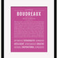 Frame Options | Dark Pink | Black Frame, Matted