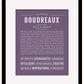 Frame Options | Deep Purple | Black Frame, Matted