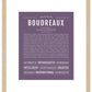 Frame Options | Deep Purple | Maple Frame, Matted