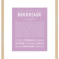 Frame Options | Lilac | Maple Frame, Matted