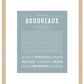 Frame Options | Powder Blue | Maple Frame, Matted