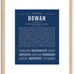 Bowan | Name Art Print